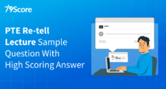 PTE Re-tell Lecture Sample