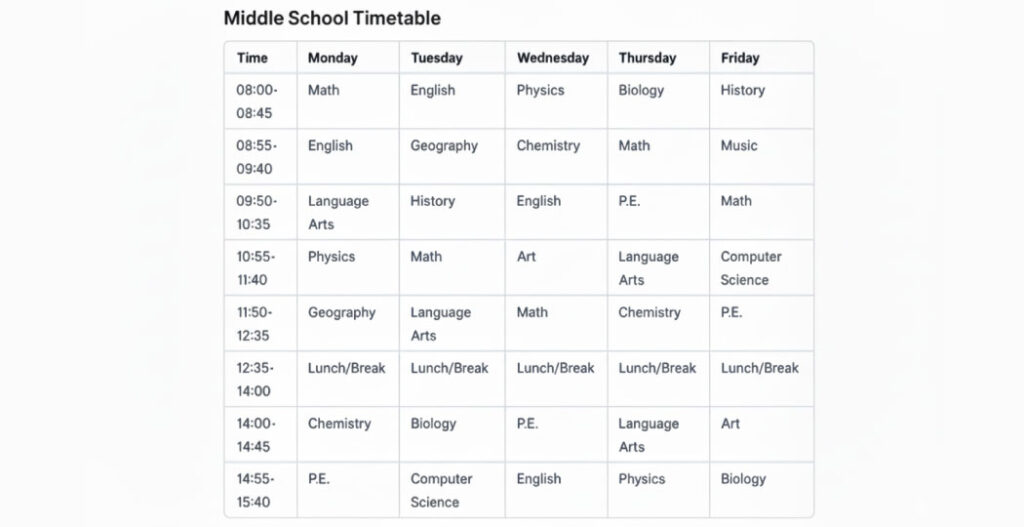 PTE Table Chart Sample Questions and Answers